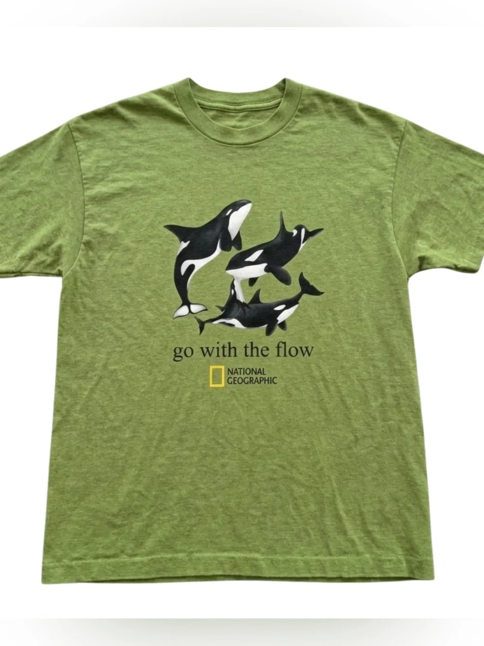 Gildan Whales and National Geographic logo Graphic Tee